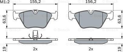 BOSCH 0 986 424 767 - Bremžu uzliku kompl., Disku bremzes ps1.lv