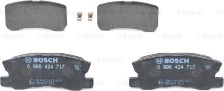 BOSCH 0 986 424 717 - Bremžu uzliku kompl., Disku bremzes ps1.lv