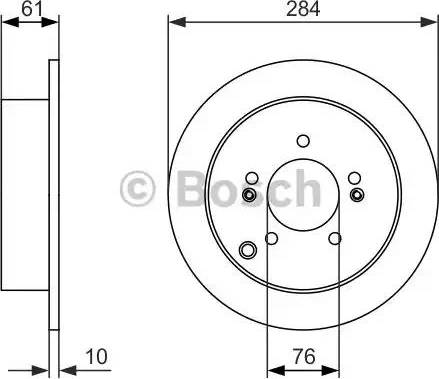 BOSCH 0 986 479 948 - Bremžu diski ps1.lv