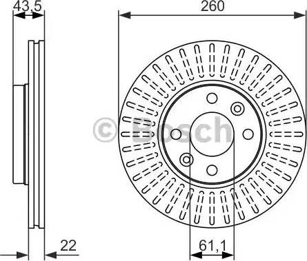 BOSCH 0 986 479 943 - Bremžu diski ps1.lv