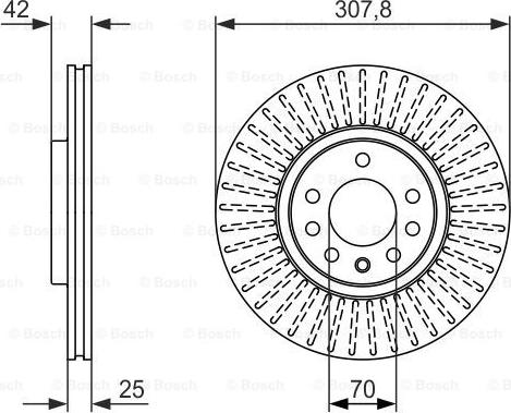 BOSCH 0 986 479 947 - Bremžu diski ps1.lv