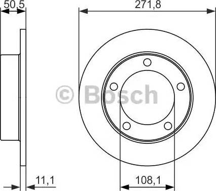 BOSCH 0 986 479 904 - Bremžu diski ps1.lv