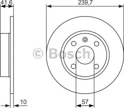 BOSCH 0 986 479 903 - Bremžu diski ps1.lv