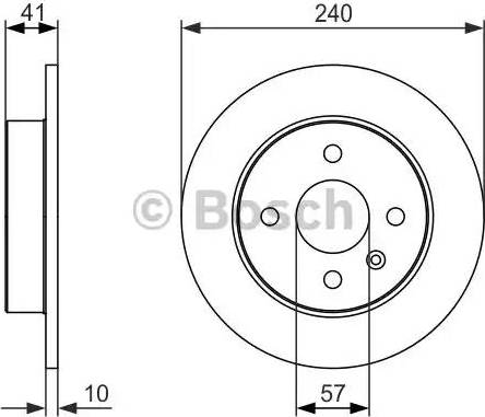 BOSCH 0 986 479 918 - Bremžu diski ps1.lv