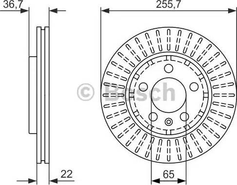 BOSCH 0 986 479 912 - Bremžu diski ps1.lv