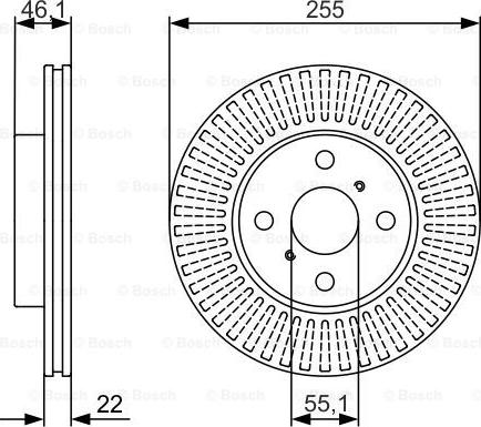 BOSCH 0 986 479 987 - Bremžu diski ps1.lv