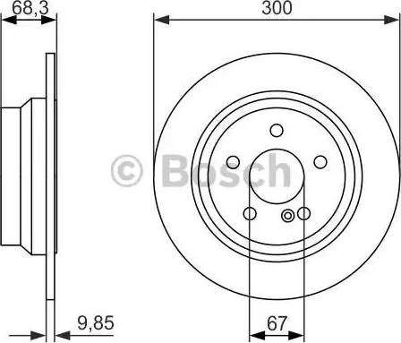 BOSCH 0 986 479 931 - Bremžu diski ps1.lv