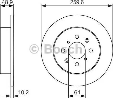 BOSCH 0 986 479 928 - Bremžu diski ps1.lv