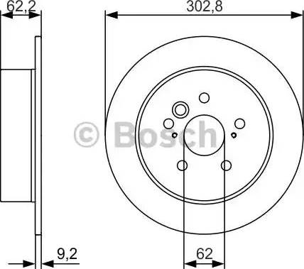 BOSCH 0 986 479 978 - Bremžu diski ps1.lv