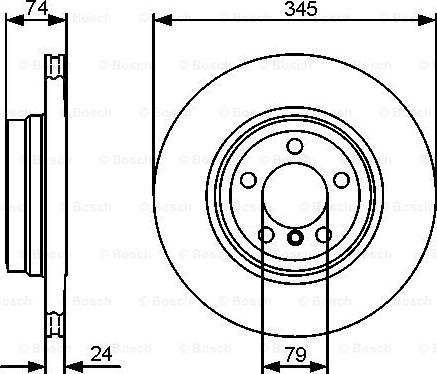 BOSCH 0 986 479 440 - Bremžu diski ps1.lv