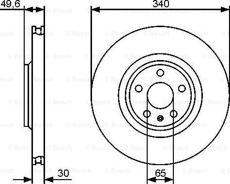 BOSCH 0 986 479 464 - Bremžu diski ps1.lv