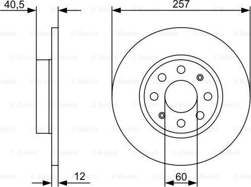 BOSCH 0 986 479 C11 - Bremžu diski ps1.lv