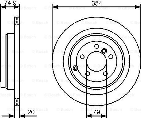 BOSCH 0 986 479 479 - Bremžu diski ps1.lv