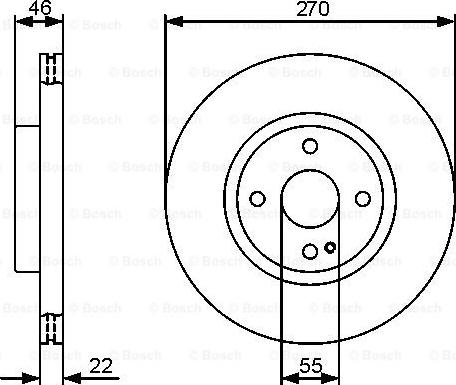 BOSCH 0 986 479 472 - Bremžu diski ps1.lv