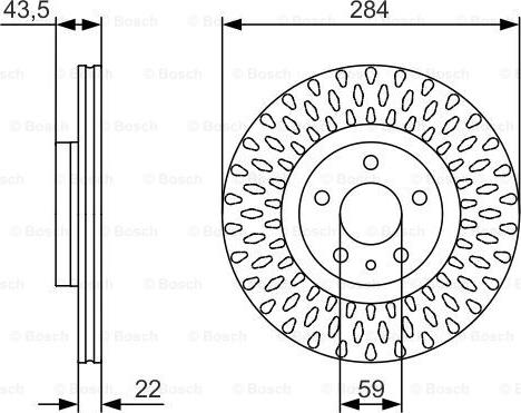 BOSCH 0 986 479 558 - Bremžu diski ps1.lv