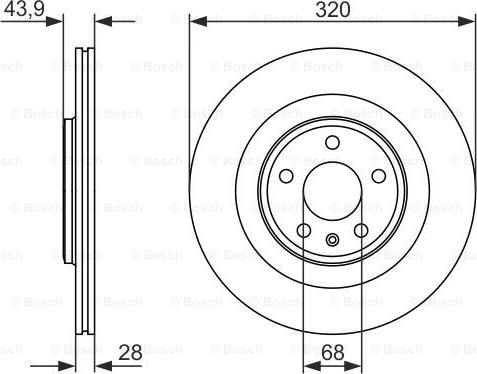 BOSCH 0 986 479 552 - Bremžu diski ps1.lv