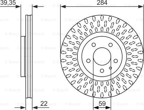 BOSCH 0 986 479 588 - Bremžu diski ps1.lv