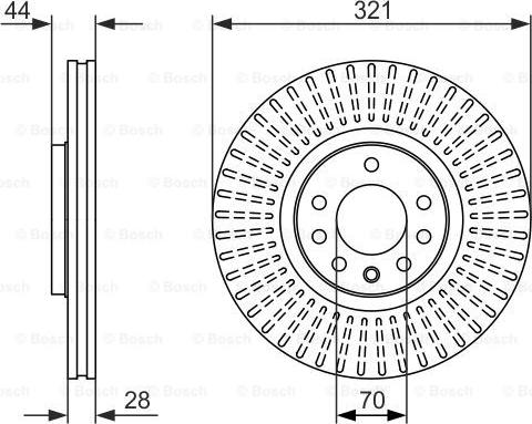 BOSCH 0 986 479 571 - Bremžu diski ps1.lv