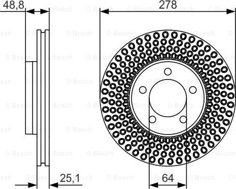 BOSCH 0 986 479 699 - Bremžu diski ps1.lv