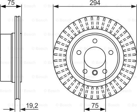 BOSCH 0 986 479 670 - Bremžu diski ps1.lv