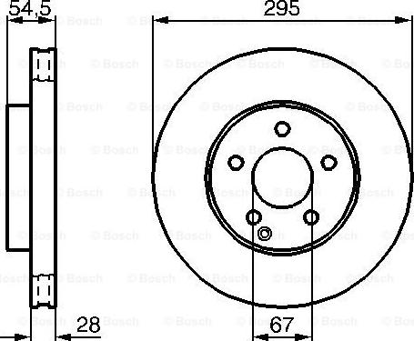 BOSCH 0 986 479 038 - Bremžu diski ps1.lv