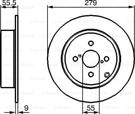 BOSCH 0 986 479 149 - Bremžu diski ps1.lv