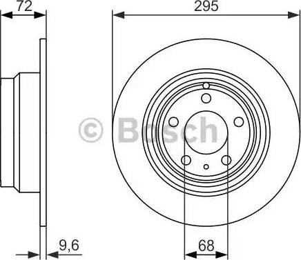 BOSCH 0 986 479 892 - Bremžu diski ps1.lv