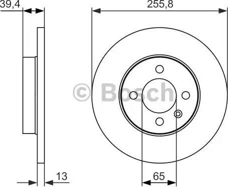 BOSCH 0 986 479 856 - Bremžu diski ps1.lv