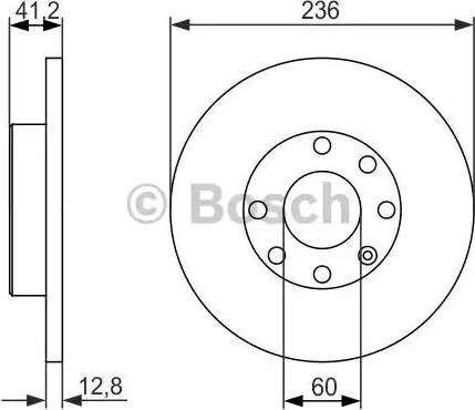 BOSCH 0 986 479 830 - Bremžu diski ps1.lv