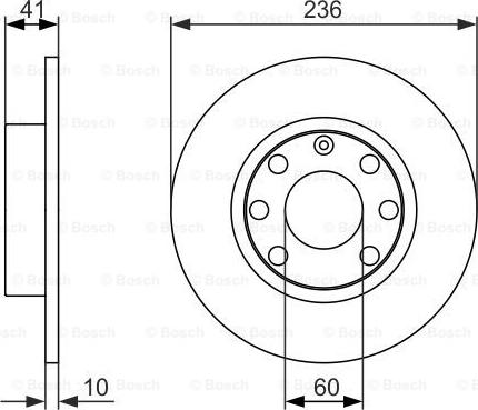 BOSCH 0 986 479 829 - Bremžu diski ps1.lv