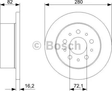 BOSCH 0 986 479 298 - Bremžu diski ps1.lv