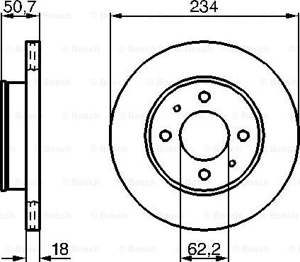 BOSCH 0 986 479 264 - Bremžu diski ps1.lv