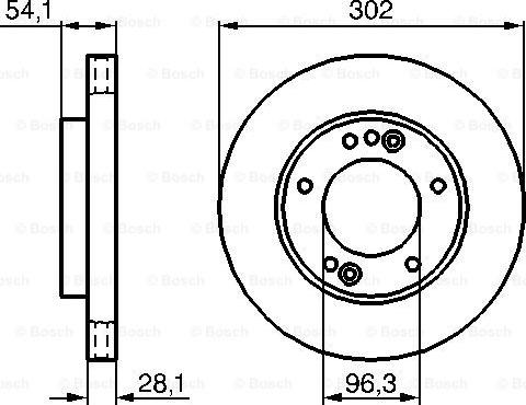 BOSCH 0 986 479 230 - Bremžu diski ps1.lv