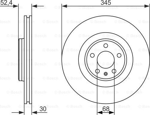 BOSCH 0 986 479 747 - Bremžu diski ps1.lv