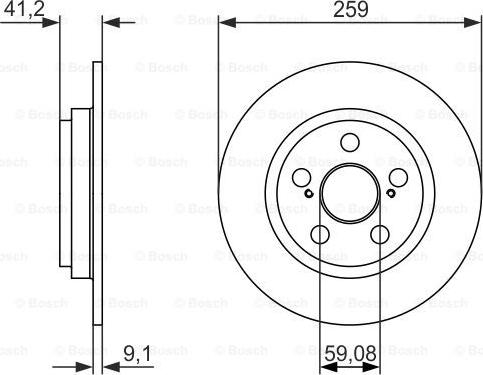 BOSCH 0 986 479 766 - Bremžu diski ps1.lv