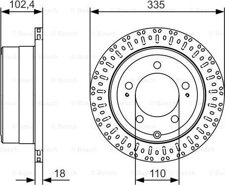 BOSCH 0 986 479 A61 - Bremžu diski ps1.lv