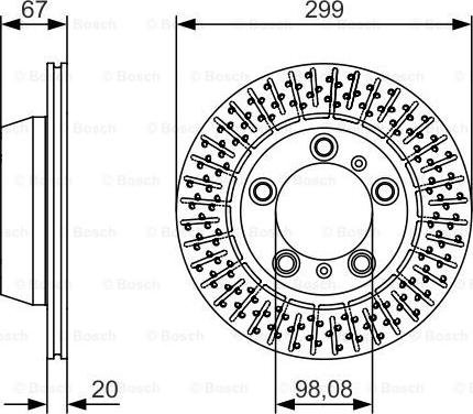 BOSCH 0 986 479 A09 - Bremžu diski ps1.lv