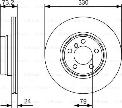 BOSCH 0 986 479 A06 - Bremžu diski ps1.lv