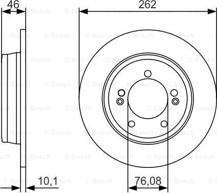 BOSCH 0 986 479 A16 - Bremžu diski ps1.lv