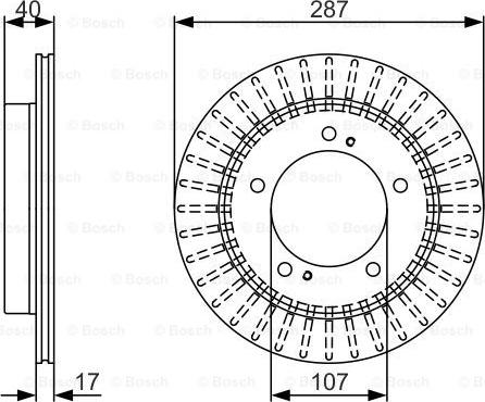 BOSCH 0 986 479 A32 - Bremžu diski ps1.lv