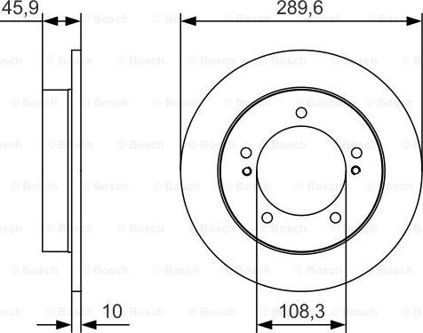 BOSCH 0 986 479 B09 - Bremžu diski ps1.lv