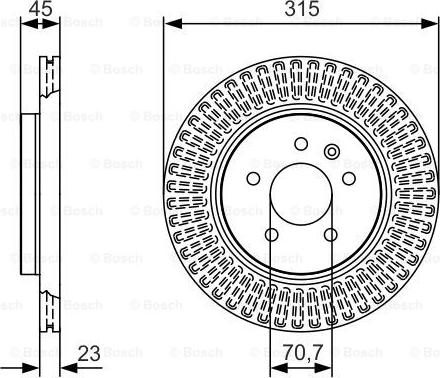 BOSCH 0 986 479 C46 - Bremžu diski ps1.lv