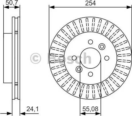 BOSCH 0 986 479 D03 - Bremžu diski ps1.lv