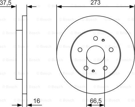 BOSCH 0 986 479 R02 - Bremžu diski ps1.lv