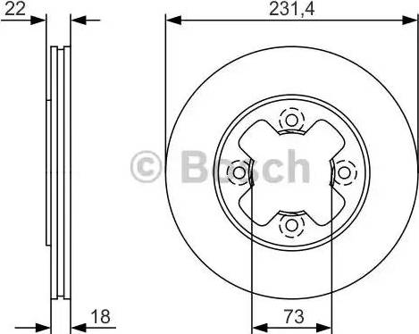 BOSCH 0 986 479 R19 - Bremžu diski ps1.lv