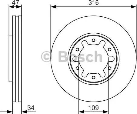 BOSCH 0 986 479 R38 - Bremžu diski ps1.lv