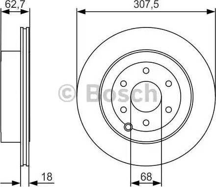 BOSCH 0 986 479 R21 - Bremžu diski ps1.lv