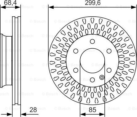 BOSCH 0 986 479 R78 - Bremžu diski ps1.lv