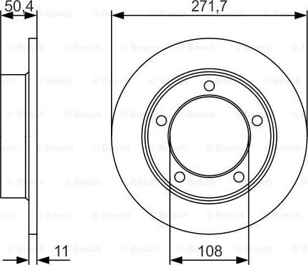 BOSCH 0 986 479 R73 - Bremžu diski ps1.lv