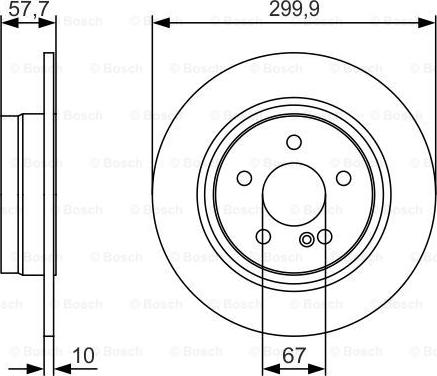 BOSCH 0 986 479 S92 - Bremžu diski ps1.lv